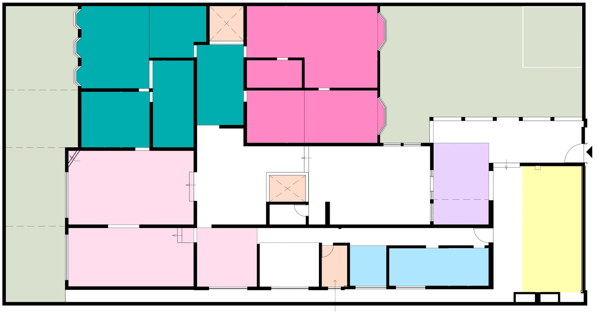 Plano completo de Design House 2026, sin rotulación anterior